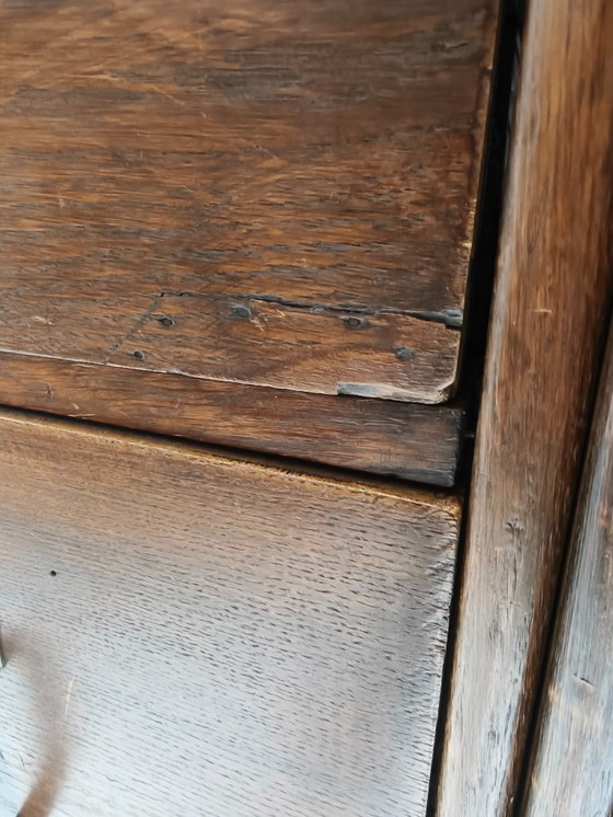 Image 1 of Mobiletto portadocumenti doppio in rovere massello – olandese, 1920-1940