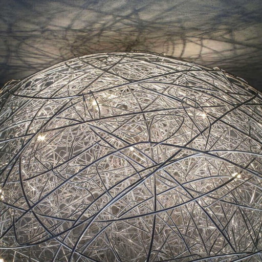 Catelllani and Smith Fil de Fer Pendant Lamp 60cm diameter