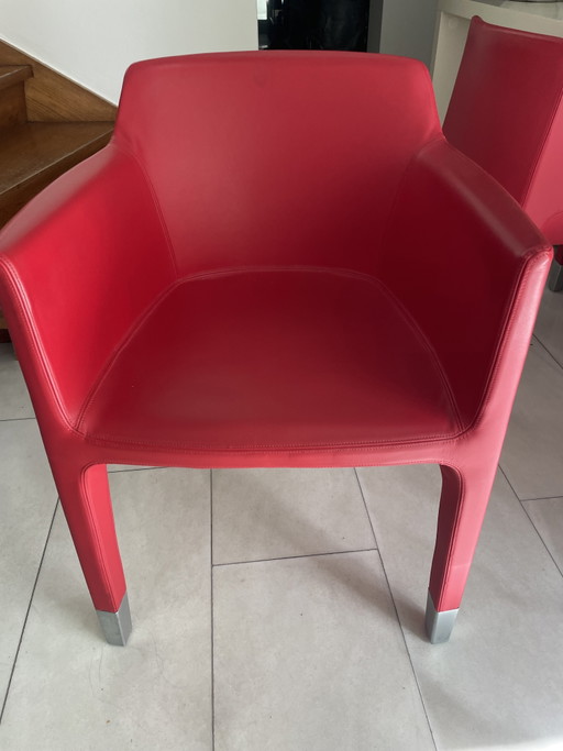 Plank Min Ami Claudio Bellini – fauteuils, Leather, Metal (photo 2 of 6)