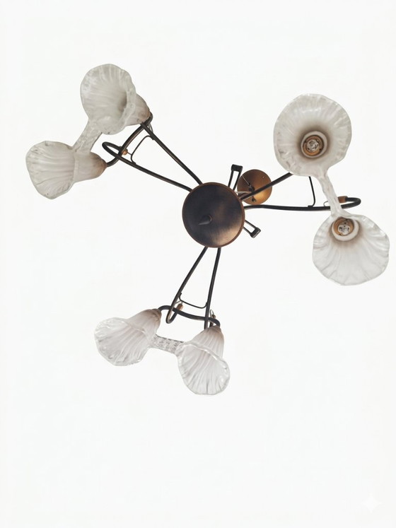 Image 1 of Metal-Lux Murano Glass Pendant Lamp