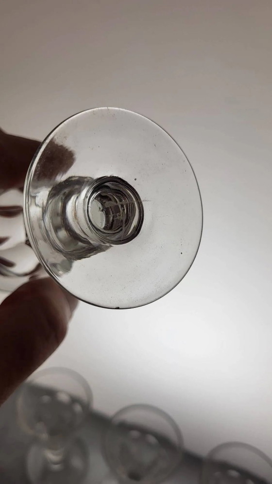 6 Weingläser im Baccarat-Stil, Modell Caton / 19. Jahrhundert – Gläser & Karaffe, Crystal, Glass (photo 5 of 6)