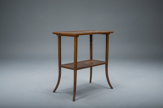Image 1 of Mesa de marquetería Art Nouveau francesa de Emile Galle, 1900