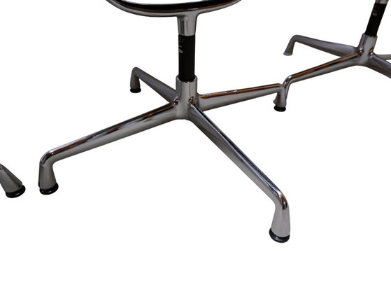 4x Vitra EA 108 chairs, black hopsak – Swivel chairs, Metal (photo 11 of 12)