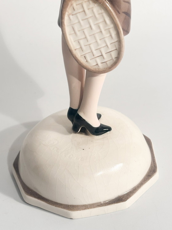 Goldscheider Ceramic Tennis Player Figurine by Stefan Dakon, 1930s – Sculpture, Art Deco (photo 13 of 15)