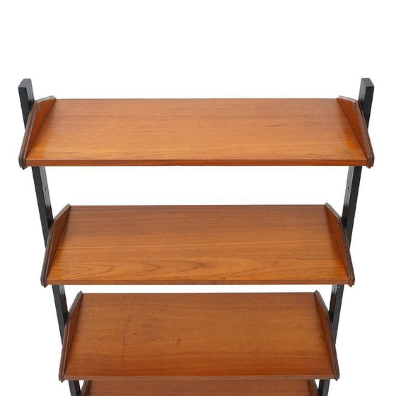 Image 1 of Bookcase with metal uprights, 1950s