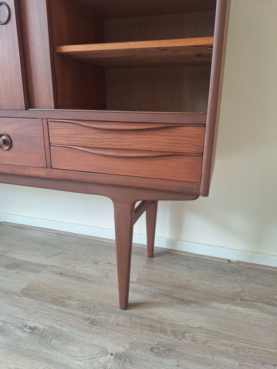 Highboard vintage danois, johannes Andersen, Armoires murales, Bois, Marron (photo 10 sur 15)