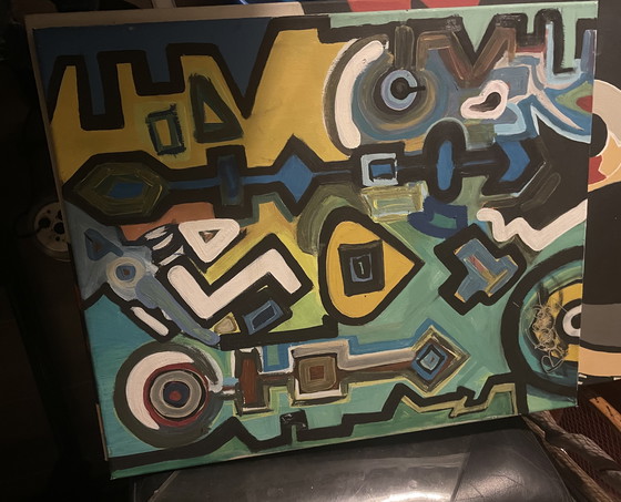 Image 1 of Schilderijen van onbekende kunstenaar 