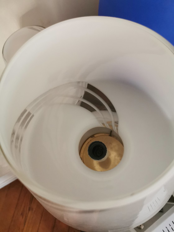 Image 1 of Trio of large Murano Swirl lamps