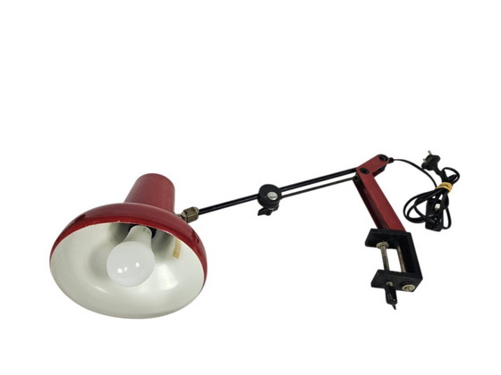 Image 1 of Design Ikea - lampada da scrivania regolabile - metallo - morsetto da tavolo - anni '80