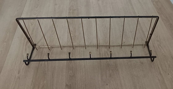 Distinctive Fifties Coat Rack – Metal, Brass (photo 5 of 10)