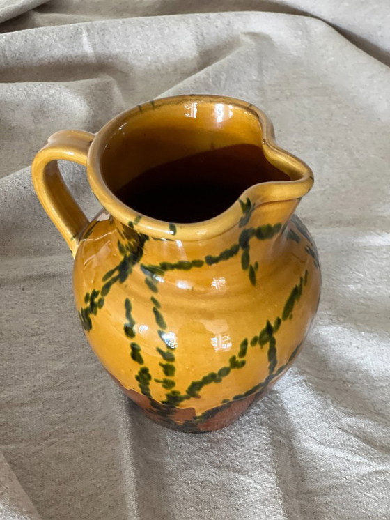 Image 1 of water carafe provencial France 1960
