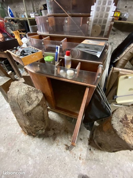 Image 1 of [Vintage] Authentieke vintage/industriële handelsvitrine