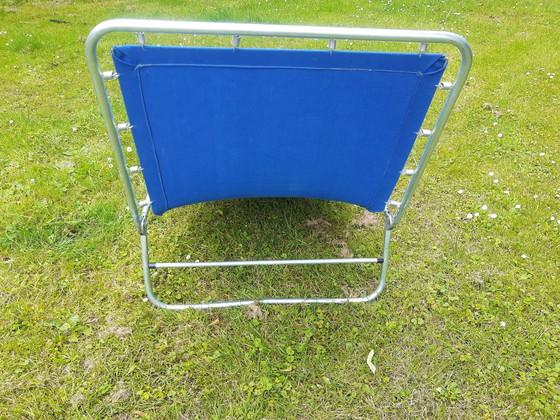 Image 1 of Barella vintage con telaio tubolare anni '60-'70, 4 posizioni e pieghevole.