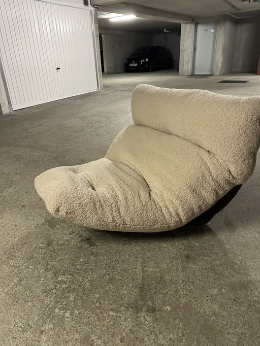 Rounded fauteuil ligne roset Marsala