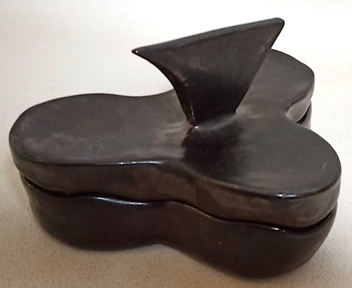 Porta pillole o caramelle in ceramica, anni '60