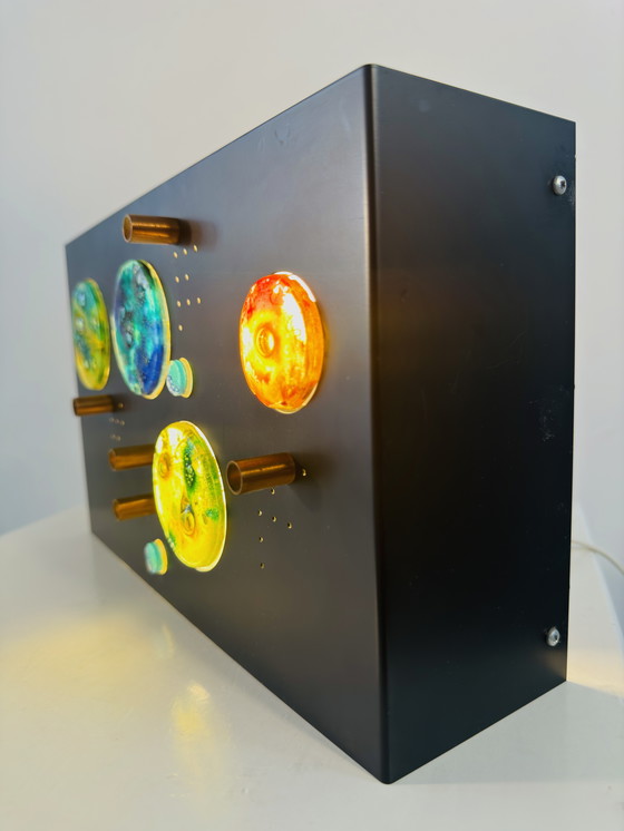 Image 1 of C-1701 KOLLAGEN-WANDLEUCHTE VON WILLEM VAN OYEN FÜR RAAK AMSTERDAM, NIEDERLANDE 1960er Jahre