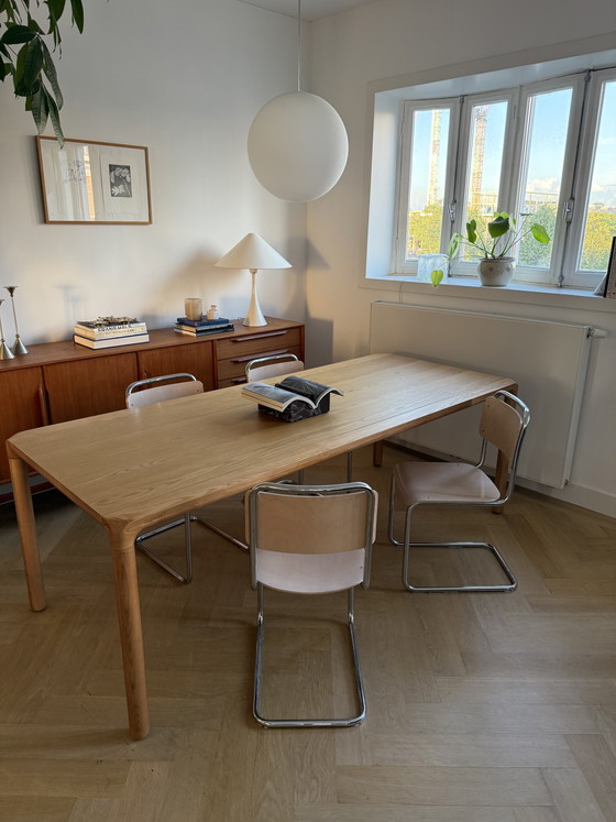 4x Gispen 101 Buisframe Stoelen – Eetkamerstoelen, Metal, Wood (photo 4 of 14)