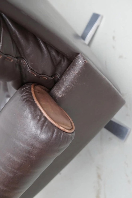 Image 1 of Vintage De Sede DS-31 Swivel Armchair in Brown Leather