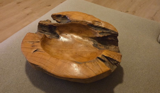 Magnifique bol en teck, très soigné