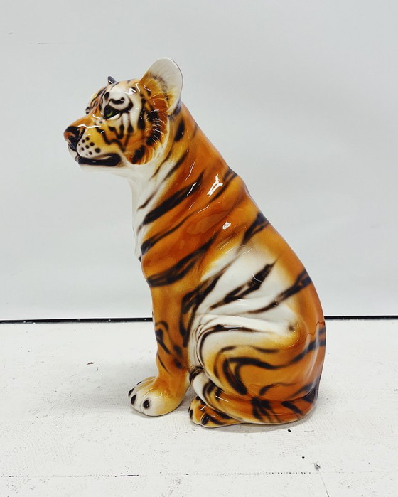 Image 1 of Tigre en céramique