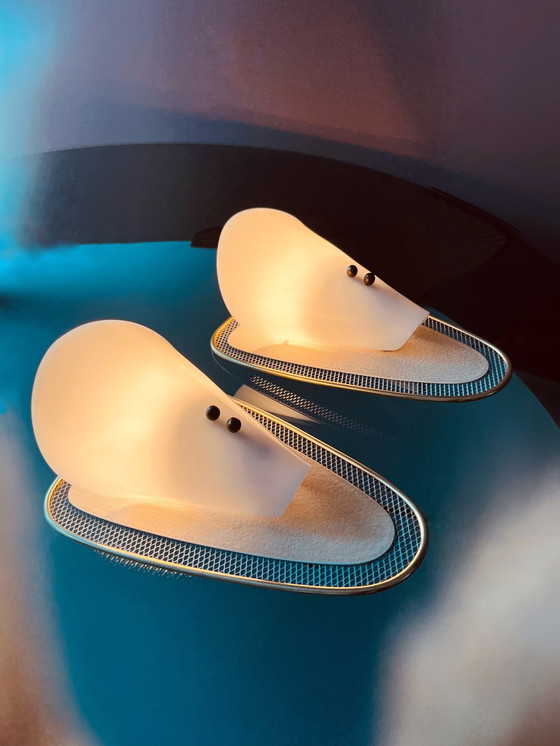 Image 1 of Set of Lonia 1950s wall lamps