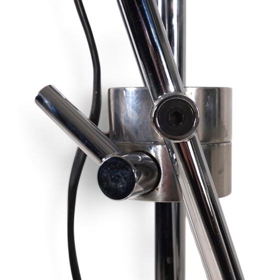 Swisslamps International Haloprofil Vloerlamp van Viktor Frauenknecht, 1970 – Vloerlampen, Chrome, Aluminium (photo 16 of 20)