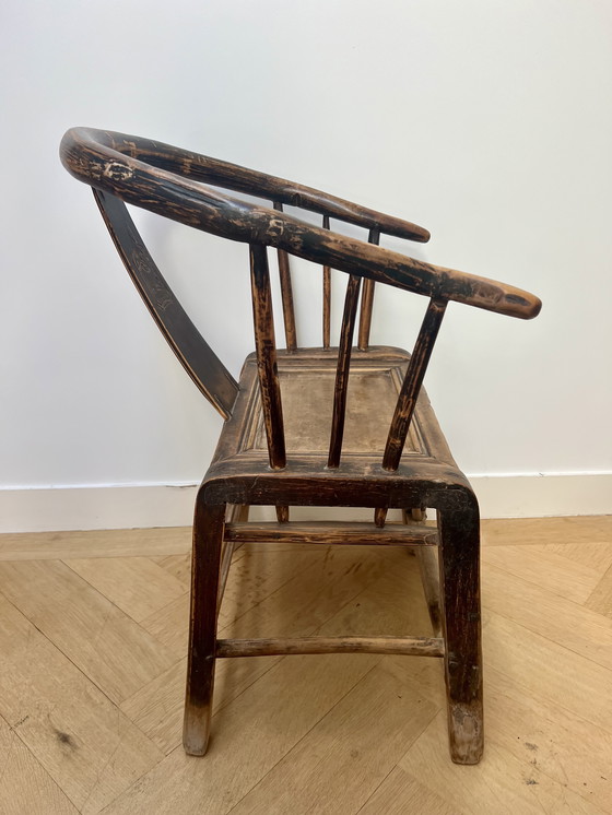 Image 1 of Stoelen 'Hoefijzer' chinois vintage (Set van 4)