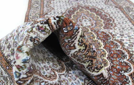 Image 1 of Tappeto persiano originale annodato a mano Tabriz 40 Raj Fine 247 X 80 Cm Condizioni ottimali con seta