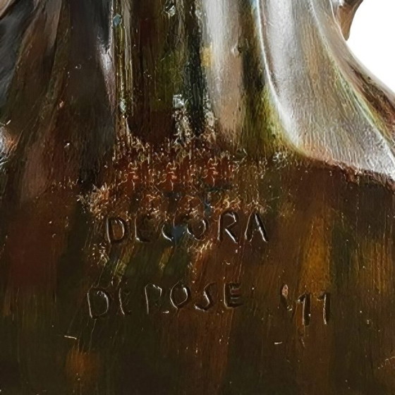 Image 1 of Vintage Italian Mary bust, deposited statue, 1960s
