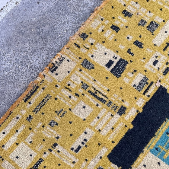 Image 1 of Large Vintage Hungarian Mid-Century Rug, 1960