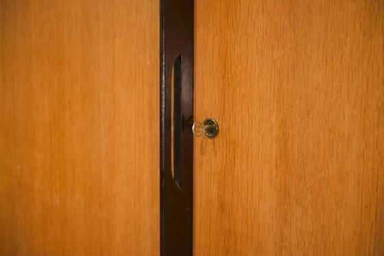 Oak wardrobe by Roger Landault 1960s – Mid Century Modern (photo 7 of 9)