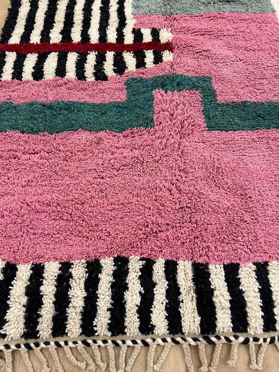 Image 1 of Alfombra Beni Mrirt de Marruecos, tejida a mano en pura lana, 250 x 250 cm.