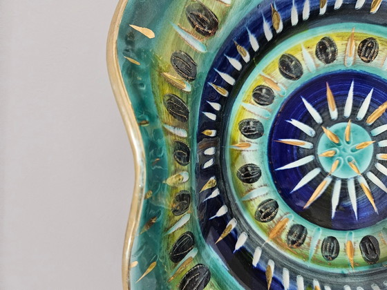 Piatto in ceramica di H. Bequet Quaregnon, Belgio, anni '50 – Stoviglie (photo 12 of 14)