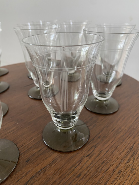 Image 1 of bicchieri da vino Art Déco