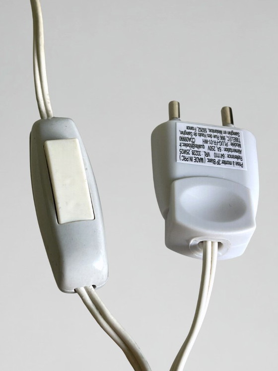 Image 1 of Large ceramic lamp signed V.V. Carraresi, inspired by traditional Chinese designs.