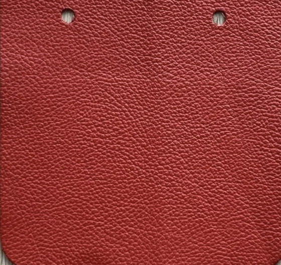 Image 1 of Leolux Dolcinea rood leer met hocker