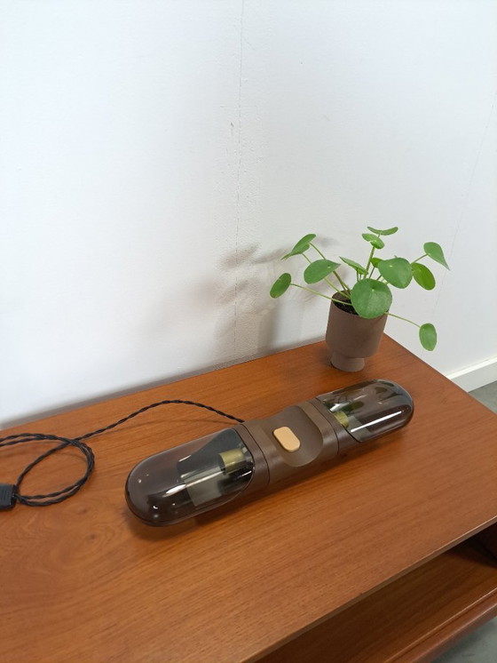 Image 1 of Bruine space age wandlamp HP Leuchten