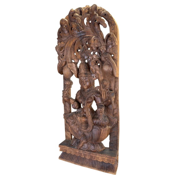 Zuid-Indisch Meenakshi Paneel – Wanddecoratie (photo 10 of 10)
