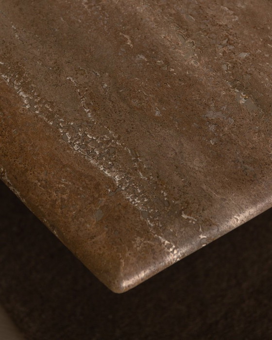 Image 1 of Vintage travertine coffee table, 1970s