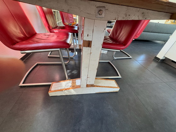 Piet Hein Eek Tavolo da mensa con panca 200x90 – Tavoli da pranzo, Legno (photo 5 of 5)