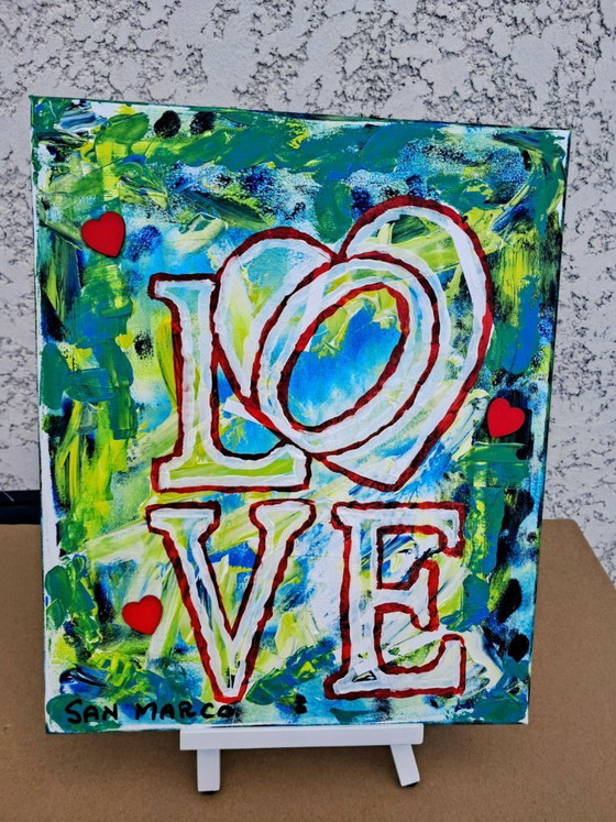 Image 1 of Enzo SAN MARCO - Love Inclusive 2 ® - Urban Jungle - Artist's painting