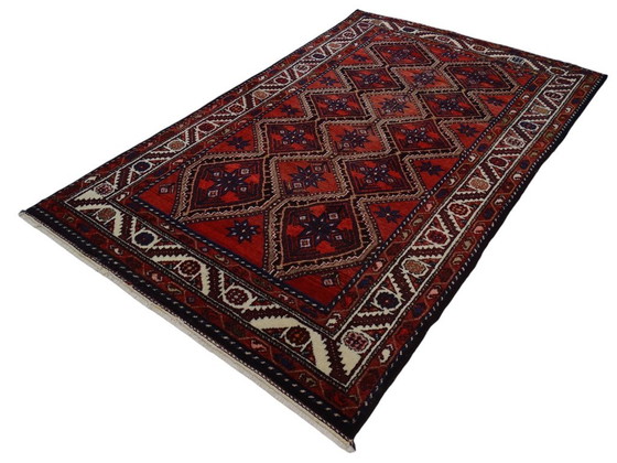 Image 1 of Halb-antiker Afshar – 265 x 165 cm – handgeknüpfter Perserteppich