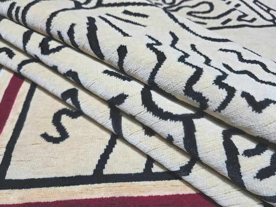 Alfombra Keith Haring El matrimonio del cielo y el infierno – Edición limitada 3/8 Lana Algodón – Wool (photo 9 of 9)