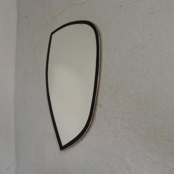 Image 1 of Vintage spiegel met organische vorm, jaren '50
