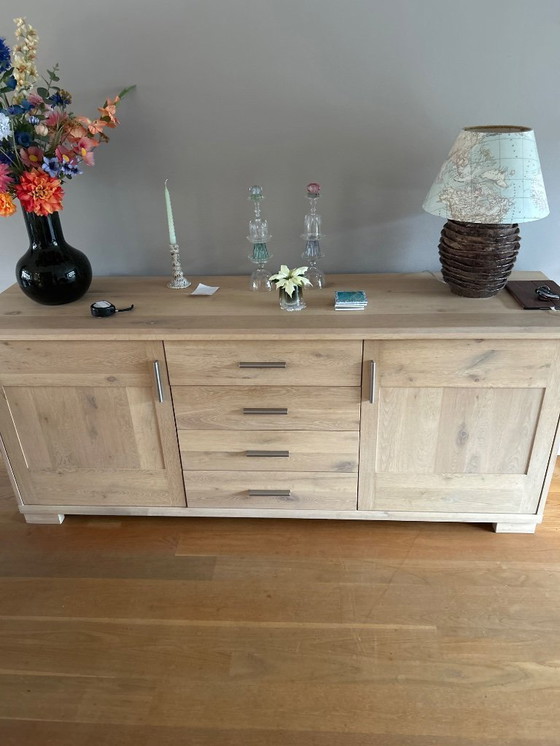 Image 1 of Solid light oak storage furniture (Dutch made)