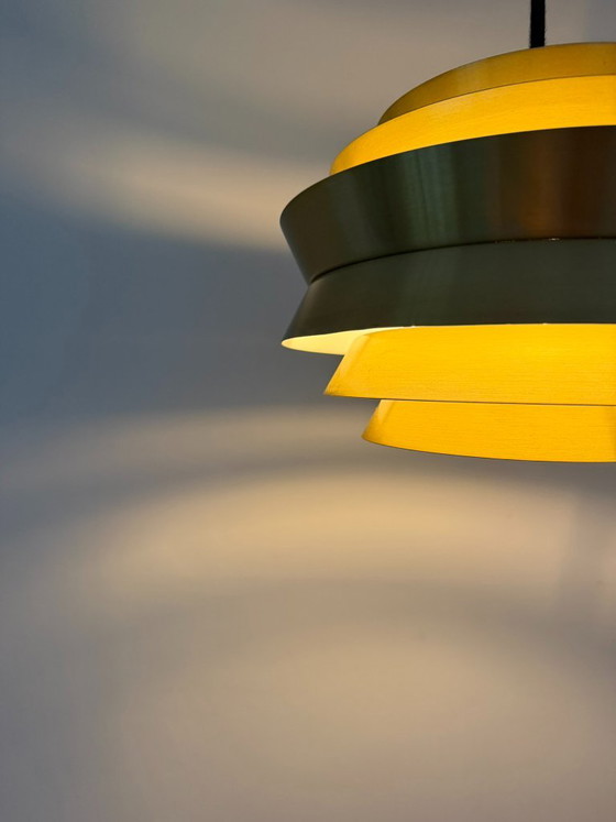 Suspension vintage Granhaga Trava par Carl Thore - Lampe design suédoise – Fog & Mørup, Aluminium (photo 4 of 8)