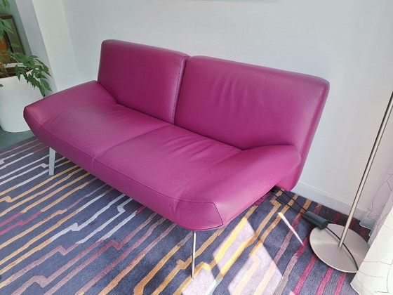 Image 1 of Leolux Shuffle 2-Zits Designbank – Leder – Uitstekende Staat