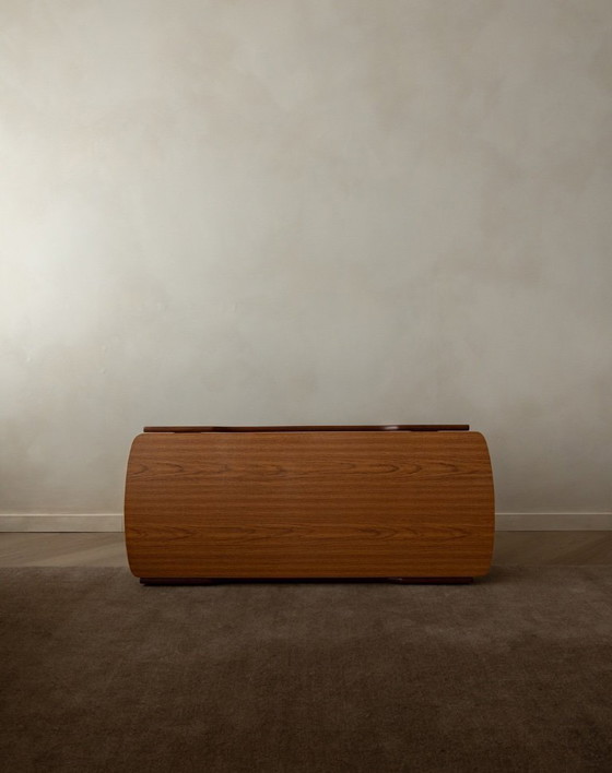 Image 1 of Vintage Teak Coffee Table Attributed to Louis van Teeffelen with Reversible Top, Dutch Mid-Century, 1950s