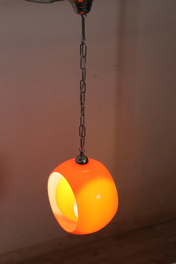 Image 1 of Pendant Lamp in Murano Glass by Carlo Nason for Mazzega, 1960s