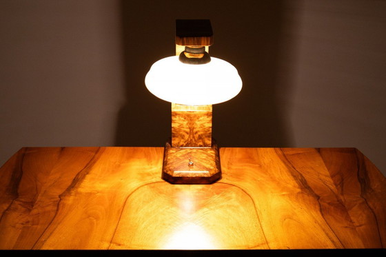 Image 1 of Paire de lampes de table polonaises de style Art Déco, datant d'environ 1950.